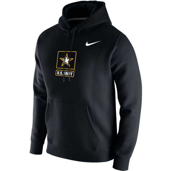Men's Army Black Knights Nike Big Logo Fleece Hoodie - Black,We sell and wholesale Men's Army Black Knights Nike Big Logo Fleece Hoodie - Black on line form chian!